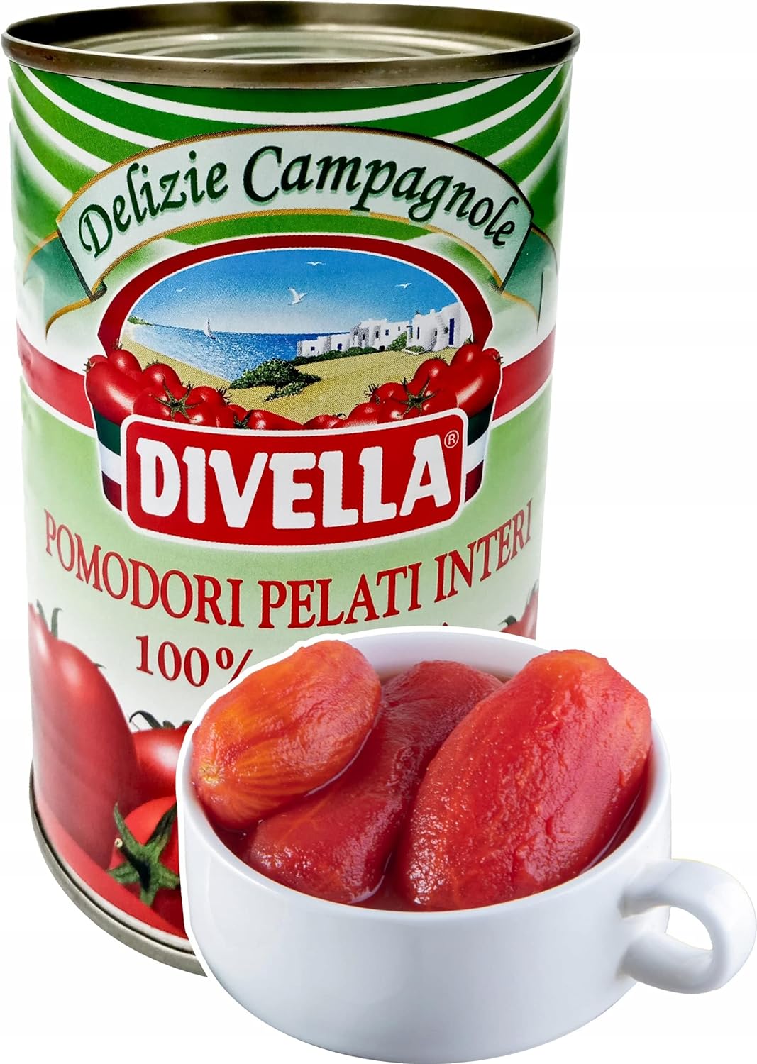 Divella pomodori pelati italiani confezione da 400 grammi (083620)
