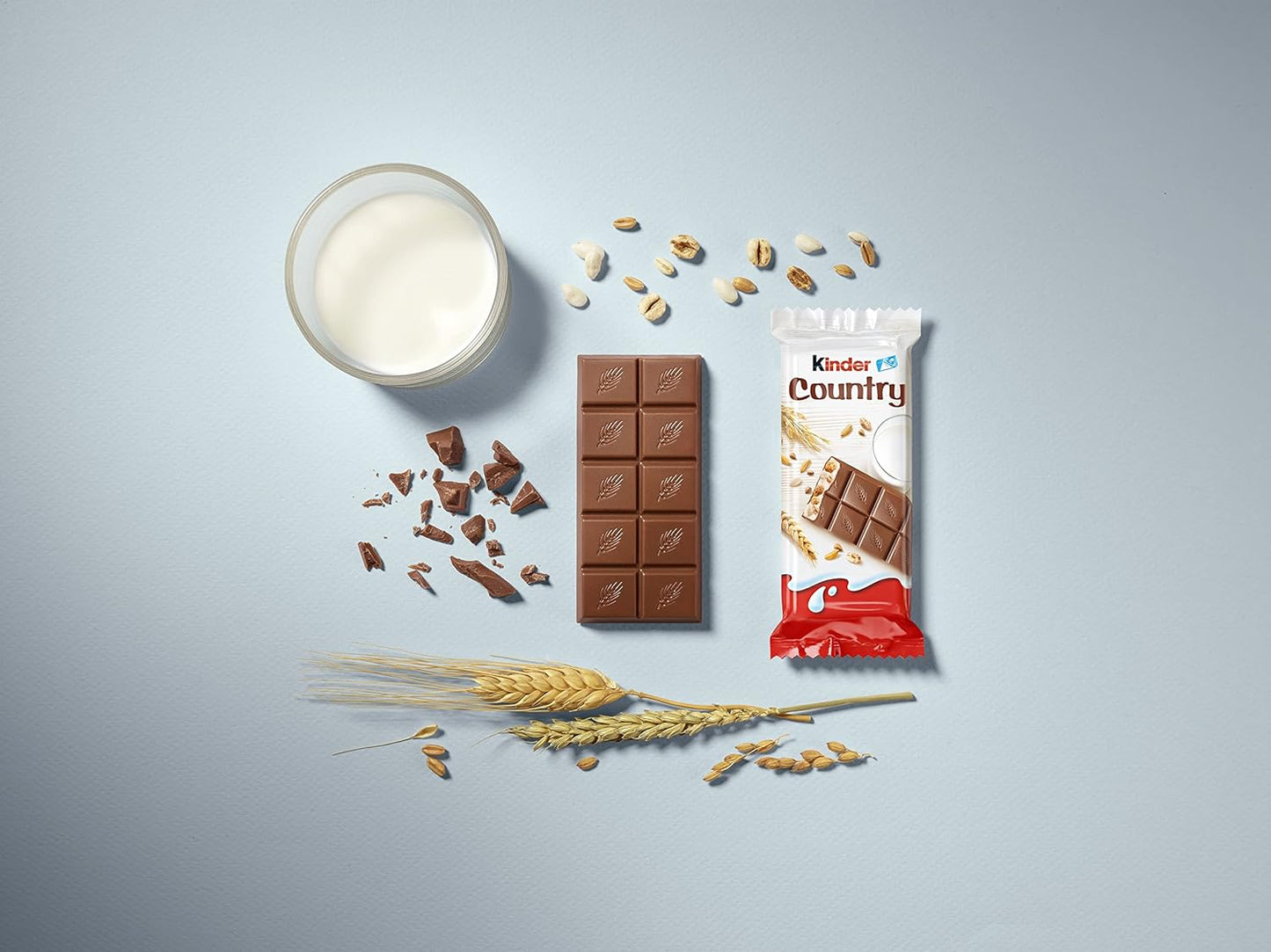 Kinder Cereali, tavolette di cioccolato ai cereali, 6 pezzi da 23,5 gr