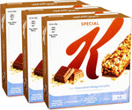 3X Kellogg's Special - Barrette di Cereali con Frumento 100% Integrale al Cioccolato Belga a Latte, 120g [3 Confezioni]