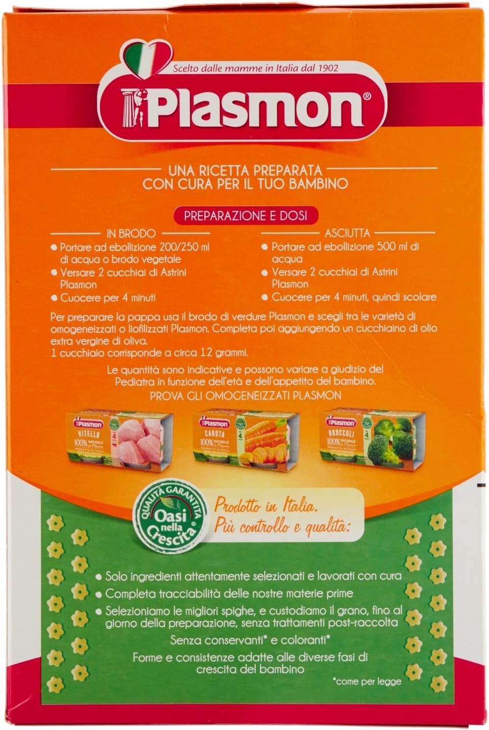 Plasmon Pastina Astrini, 12 x 340 g