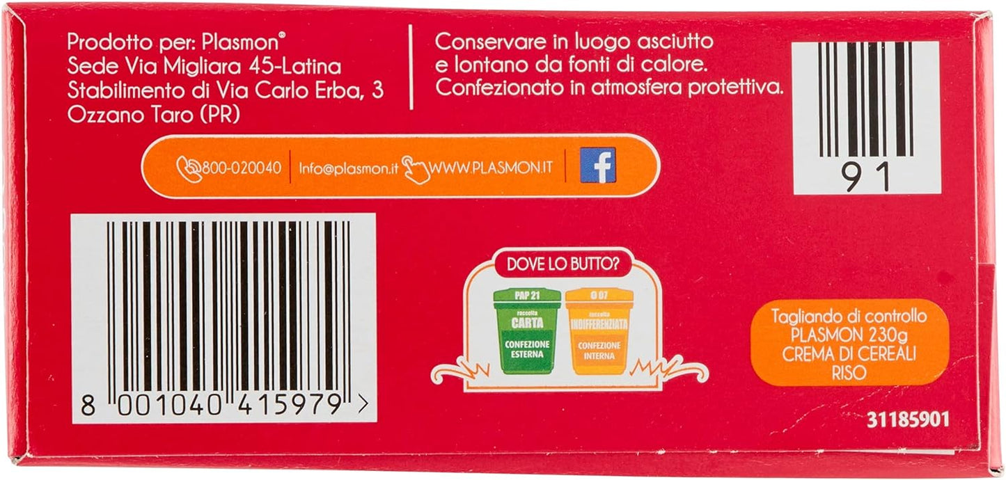 Plasmon Crema di Riso, 230g