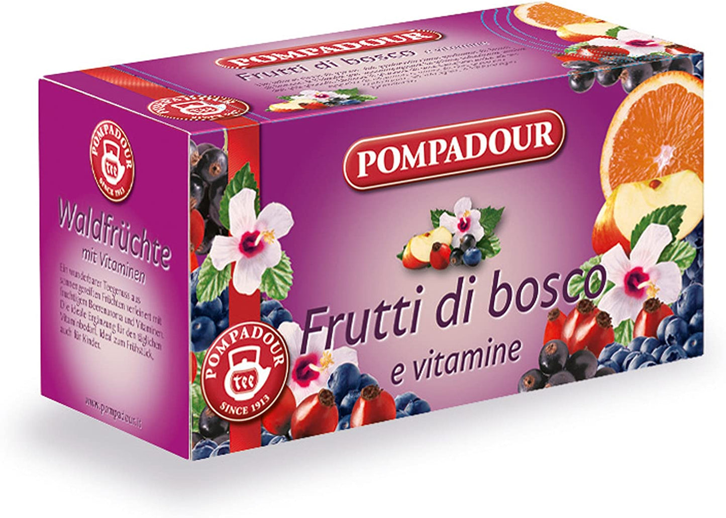 Pompadour Infuso Mix Frutti di Bosco, 20 Bustine