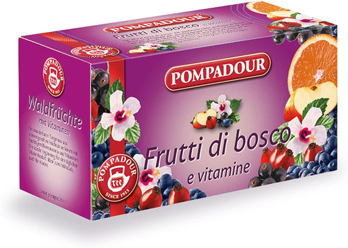 Pompadour Infuso Mix Frutti di Bosco, 20 Bustine