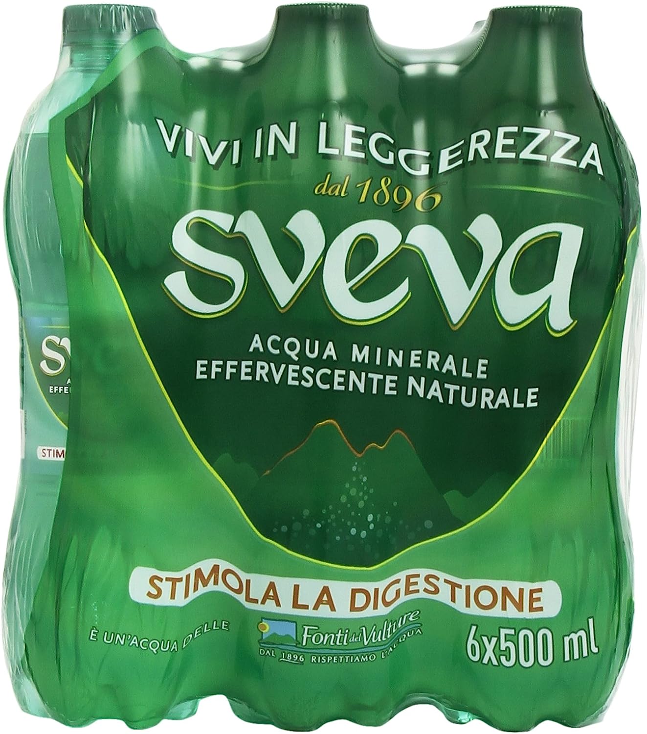 Sveva Acqua Frizzante 0.5L (Confezione da 6)