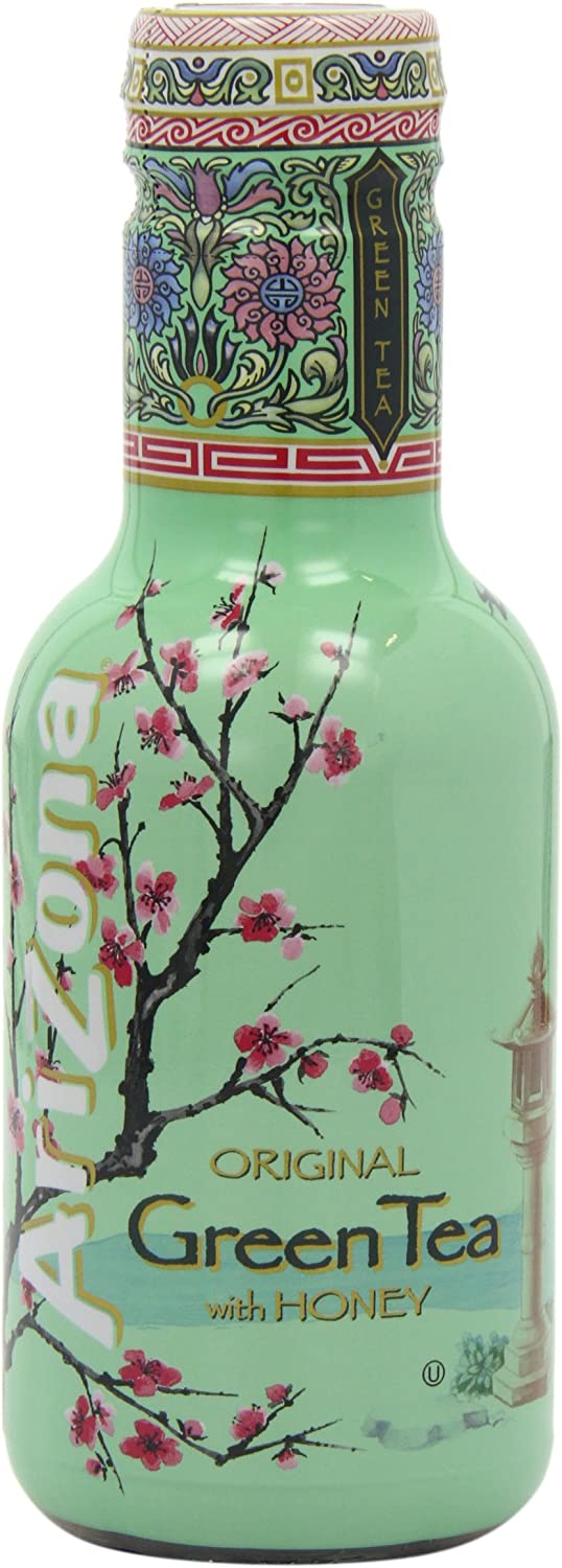 Arizona Original Green Tea With Honey 500 ml (Pack of 6)