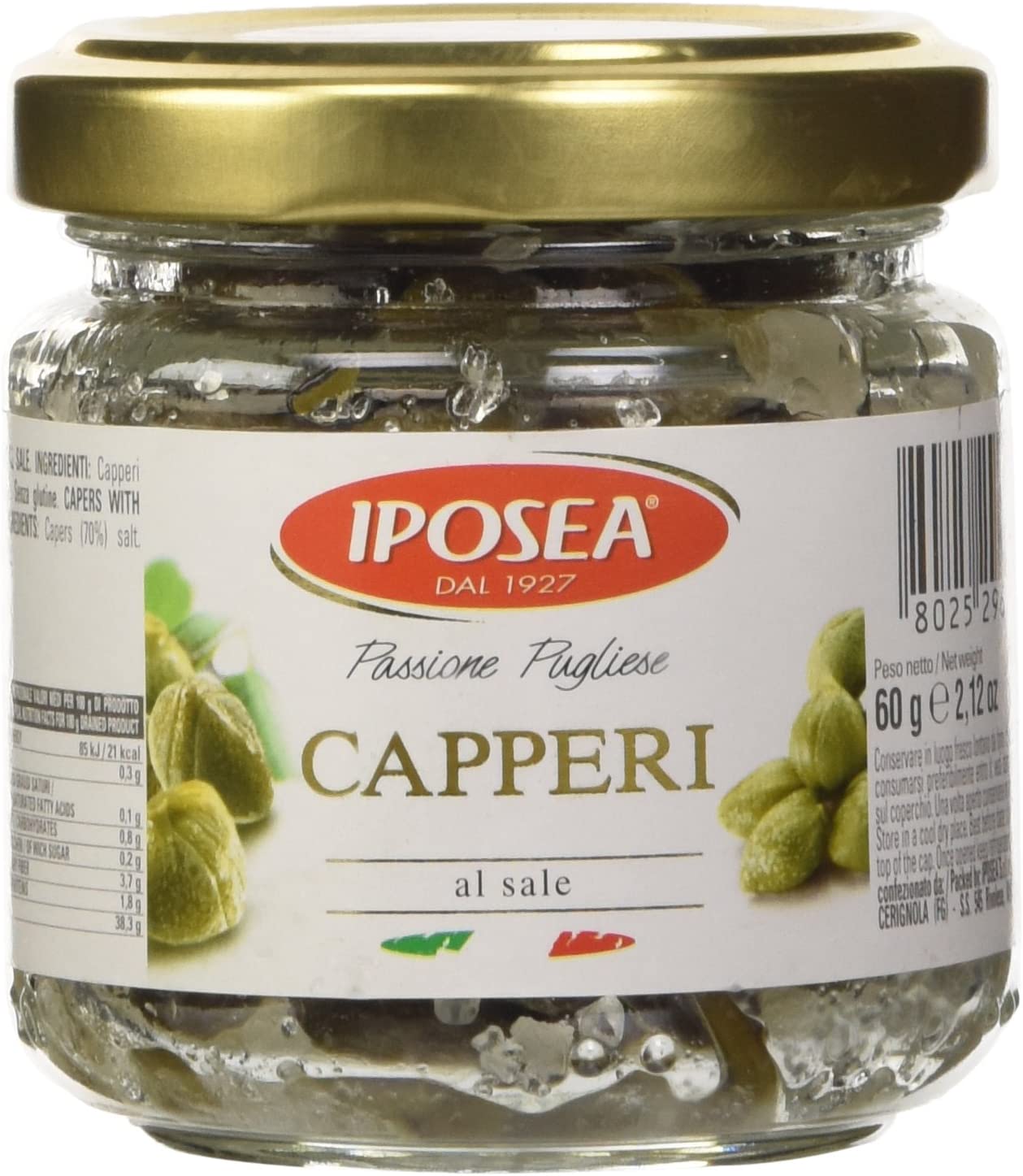 Iposea Capperi Al Sale Gr.60