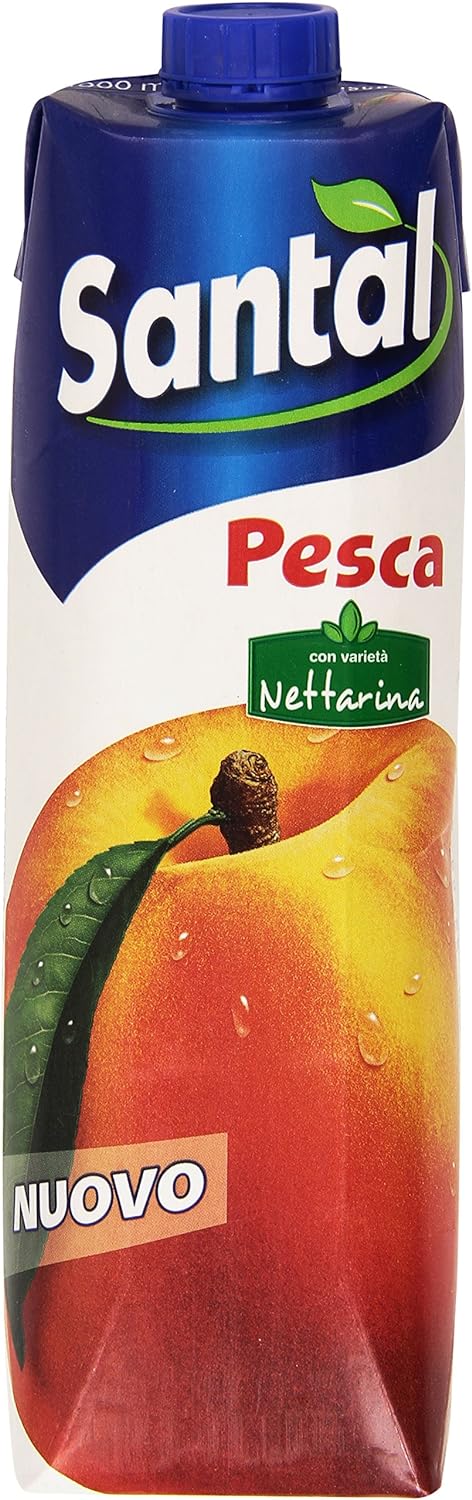 Santal Succo di Pesca con Varietà Nettarina - 1 Litro Litro