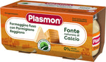 Plasmon Omogeneizzato Formaggino Fuso e Parmigiano Reggiano 80g 24 Vasetti Con formaggi selezionati, senza aromi aggiunti