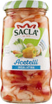 Saclà, Acetelli, Insalatina, Ideale per Aperitivo, Antipasti e Contorni, Vaso Vetro, 290g (150g sgocciolato), Confezione da 12 pezzi