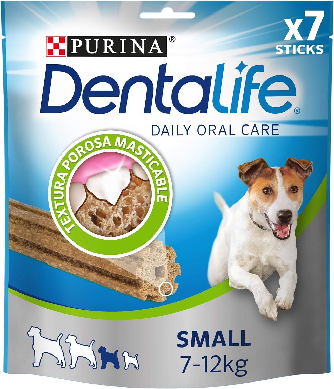 Purina Dentalife Cane Snack per l'Igiene Orale, Taglia Small, 5 Confezioni da 115 g Ciascuna