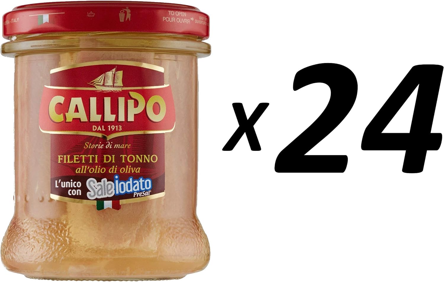 Callipo Filetti di Tonno all'olio di oliva 170g (Promozione Sales & Service) Pack C