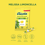 Ricola - Box da 12 Buste di Caramelle Svizzere alle Erbe Ricola Gusto Melissa Limoncella da 70 g, Senza Zucchero con Estratto di Stevia, Senza Glutine e Senza Lattosio