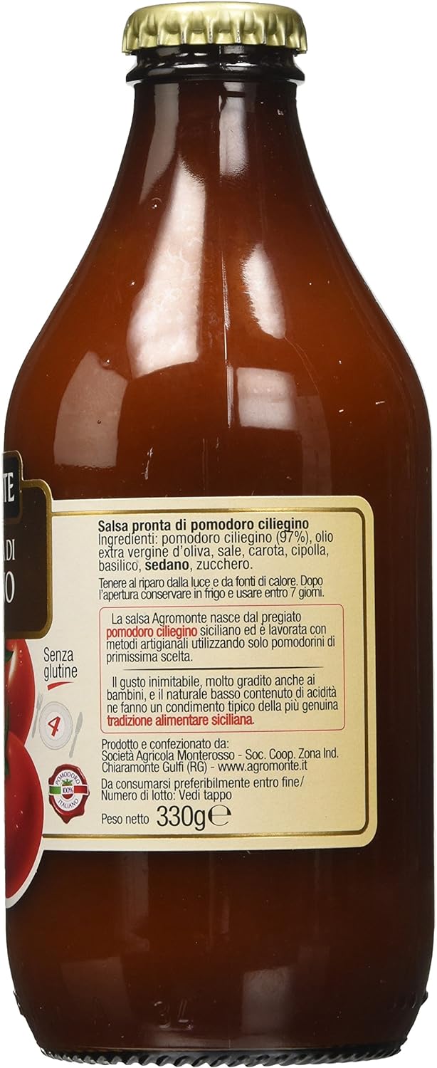 Salsa pronta di Pomodorino Ciliegino - 4 pezzi da 330 g [1320 g]