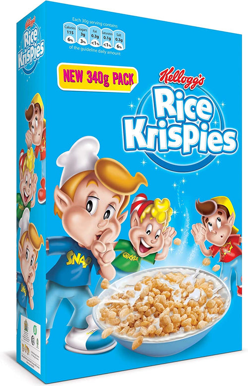 Kellogg's s Cereali Krispies di riso 8x340g