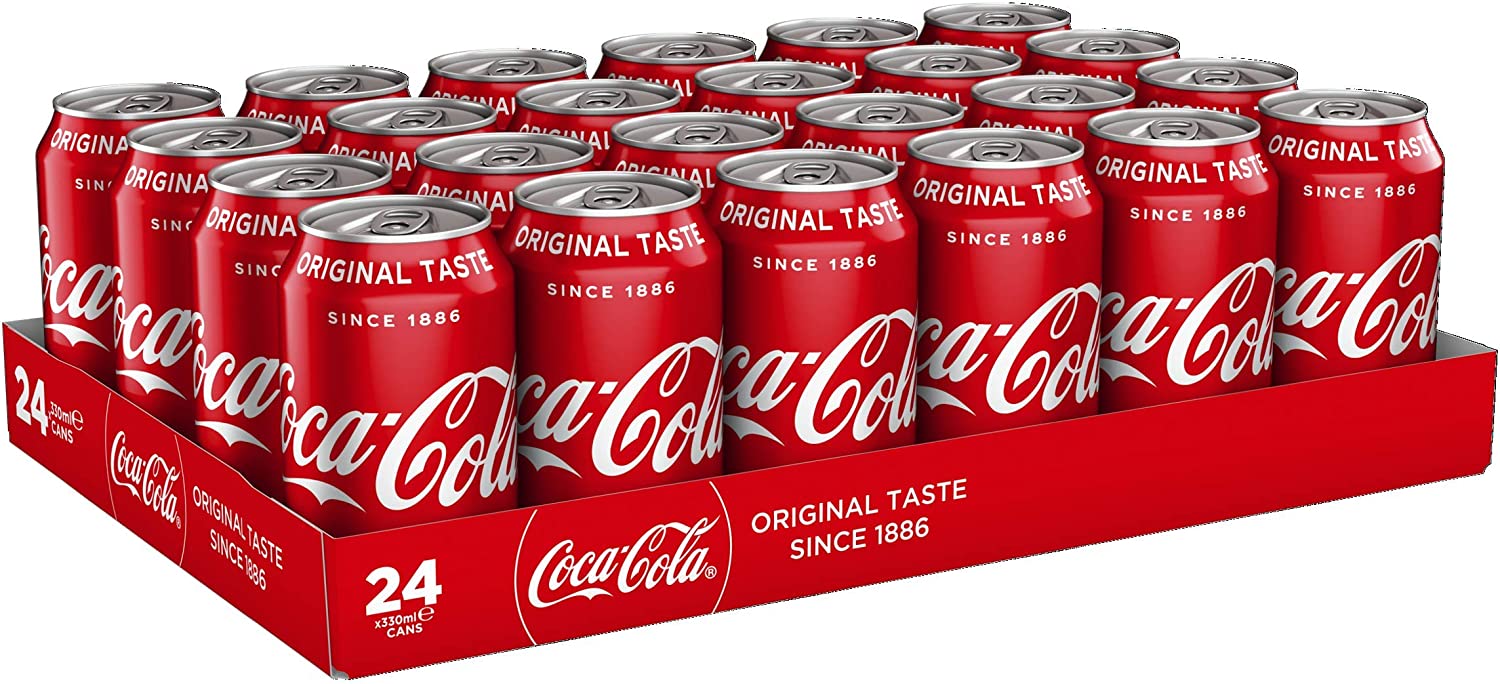 Coca Cola Coke Soft Drink Can 330ml Ref A00768 [Pack 24]