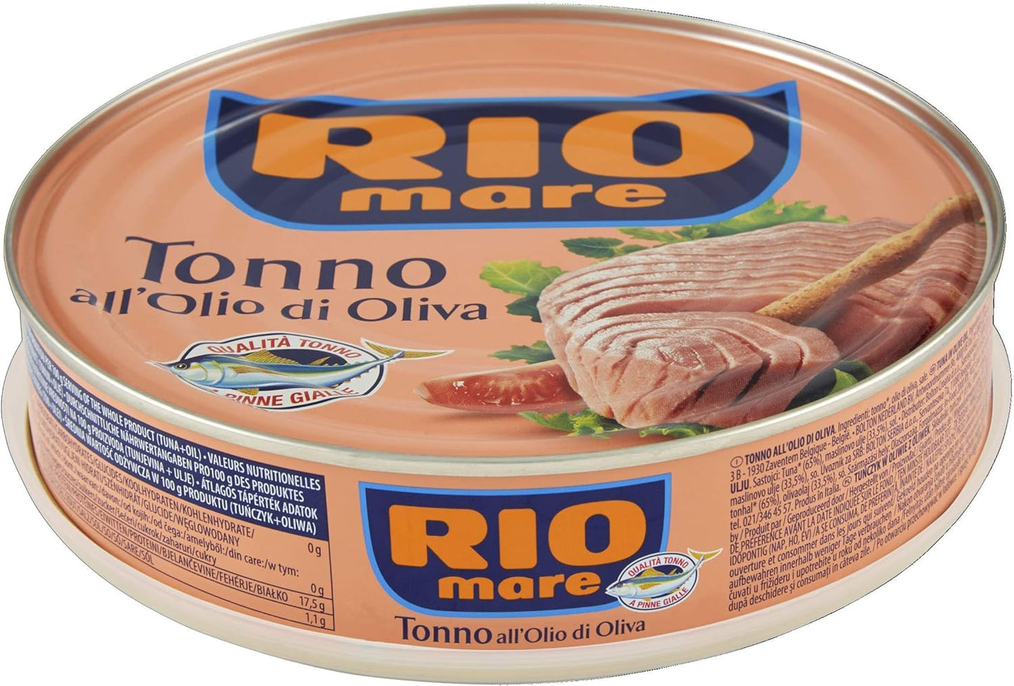 Rio Mare - Tonno all'Olio di Oliva, Qualità Pinne Gialle, 1 Lattina da 500 g