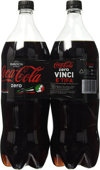 Coca Cola 1,5 L x 2 Zero Pet - [confezione da 3]