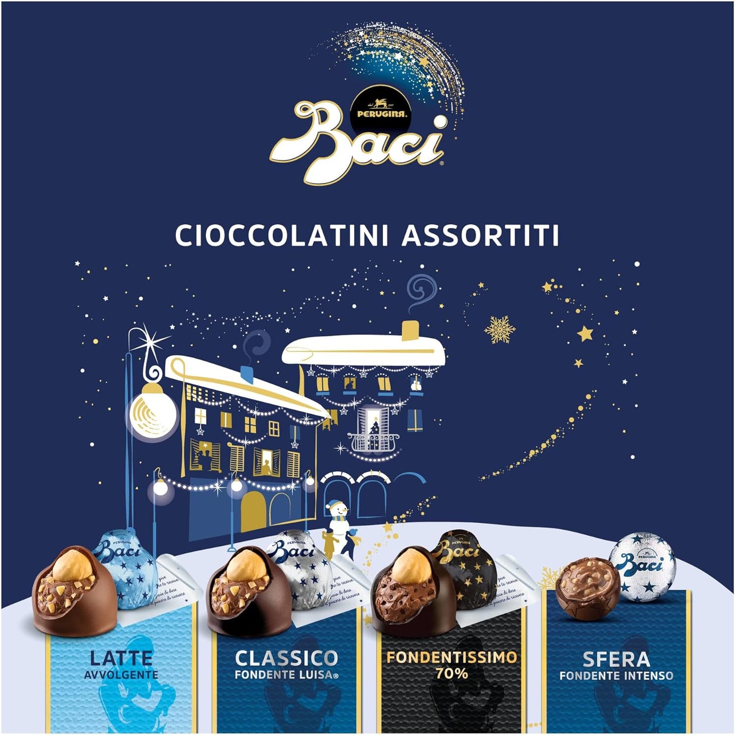 Perugina Baci Calendario Avvento 2023 Cioccolatini Assortiti, 278g