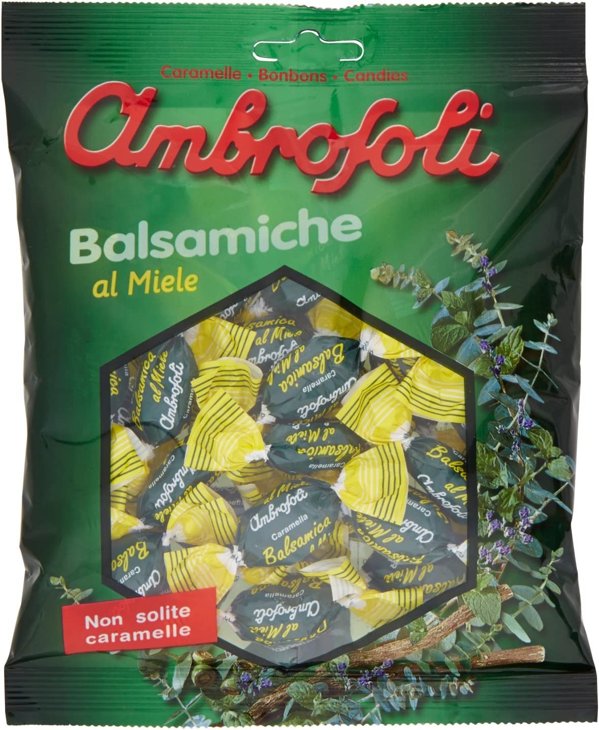 Ambrosoli Caramelle Balsamiche al Miele, 135g