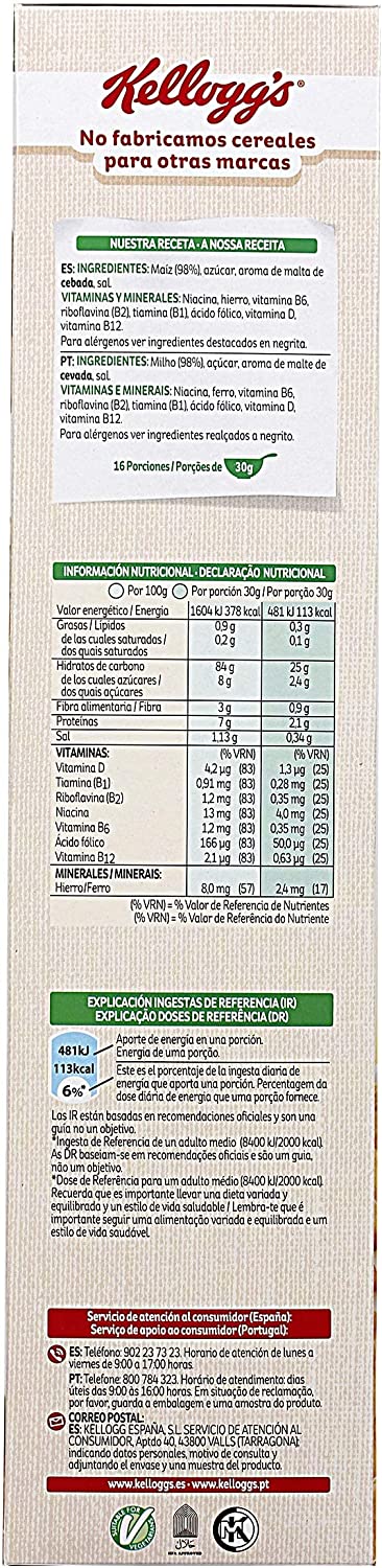 KELLOGG - CORN FLAKES KELLOGG S - 500 GR