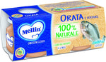 Mellin Omogeneizzato Orata e Verdure - Confezione da 24 Vasetti x 80 g