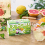 Bonomelli Tisane Funzionali, Depurativa, Confezione da 16 Filtri, con Cardo Mariano, Sambuco e Tarassaco, Integratore Alimentare, Favorisce la Depurazione dell'Organismo, Infusione a Caldo e a Freddo