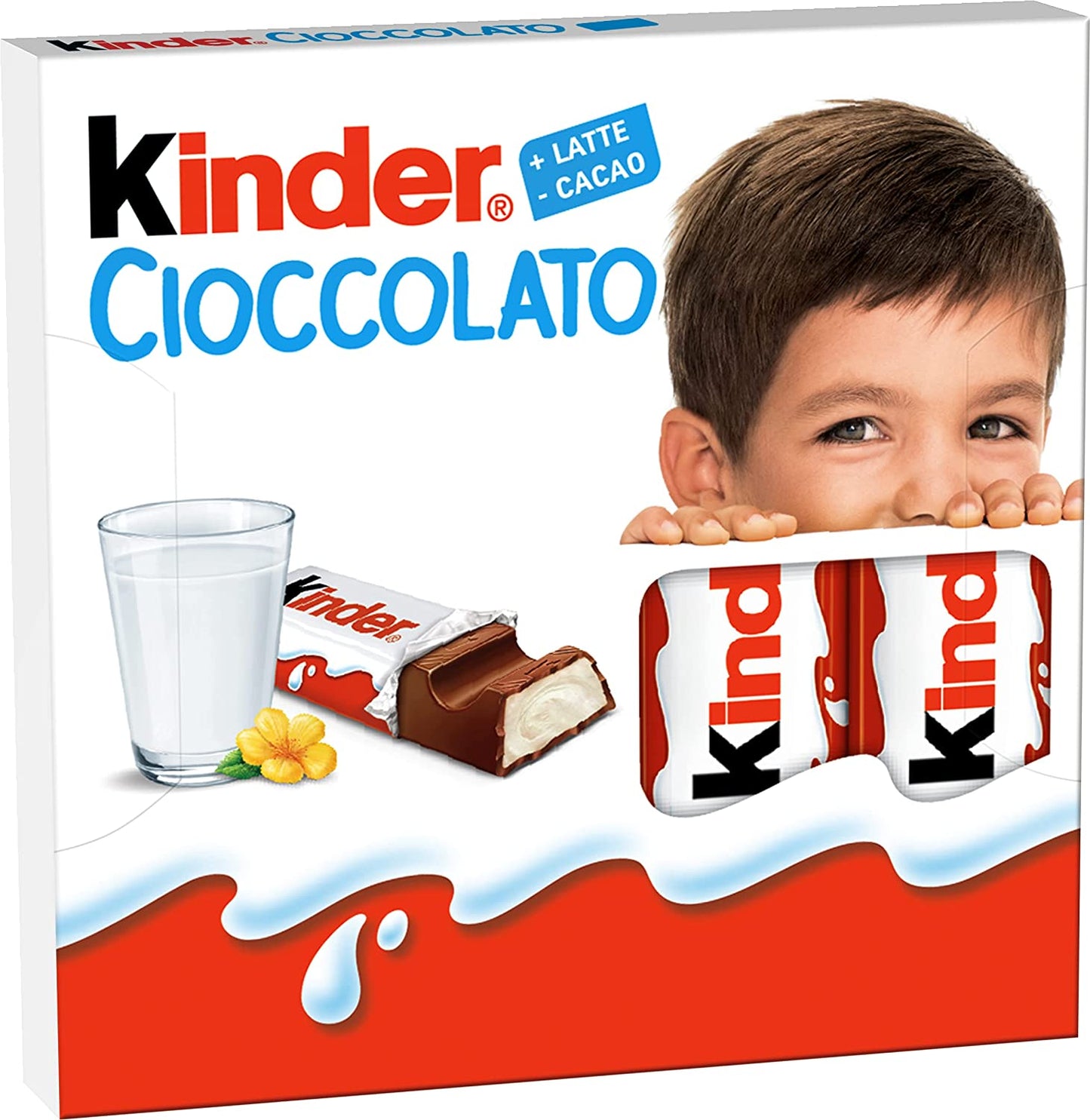 Kinder Cioccolato 4 pezzi 50 g