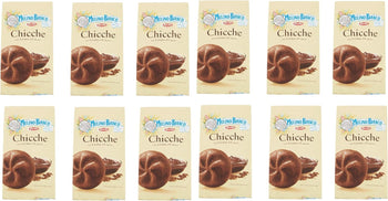 12 pezzi Mulino Bianco chicche al Cacao Cioccolato Riempito Biscotti Snack 200 g