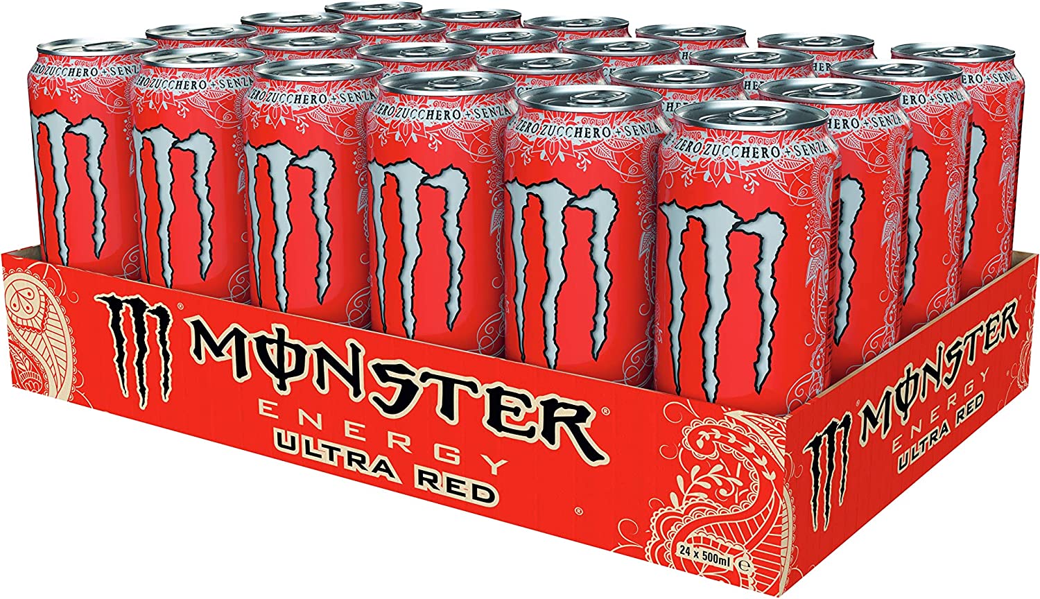 Monster Energy Ultra Red 500ml x24 (Lattina)