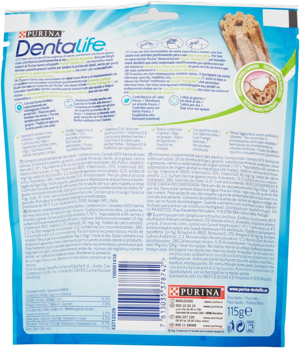 DentaLife Small 115g - 5 Pezzi