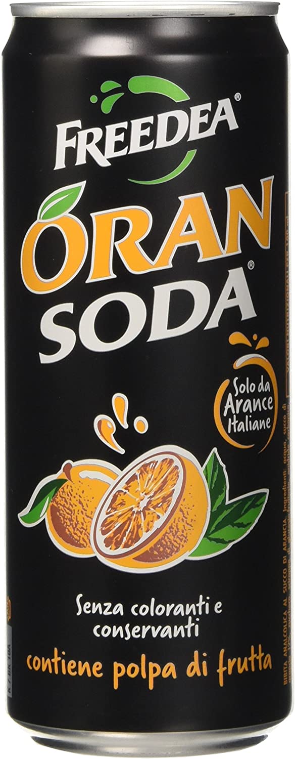 Oransoda Lattina - 24 pezzi da 330 ml [7920 ml]