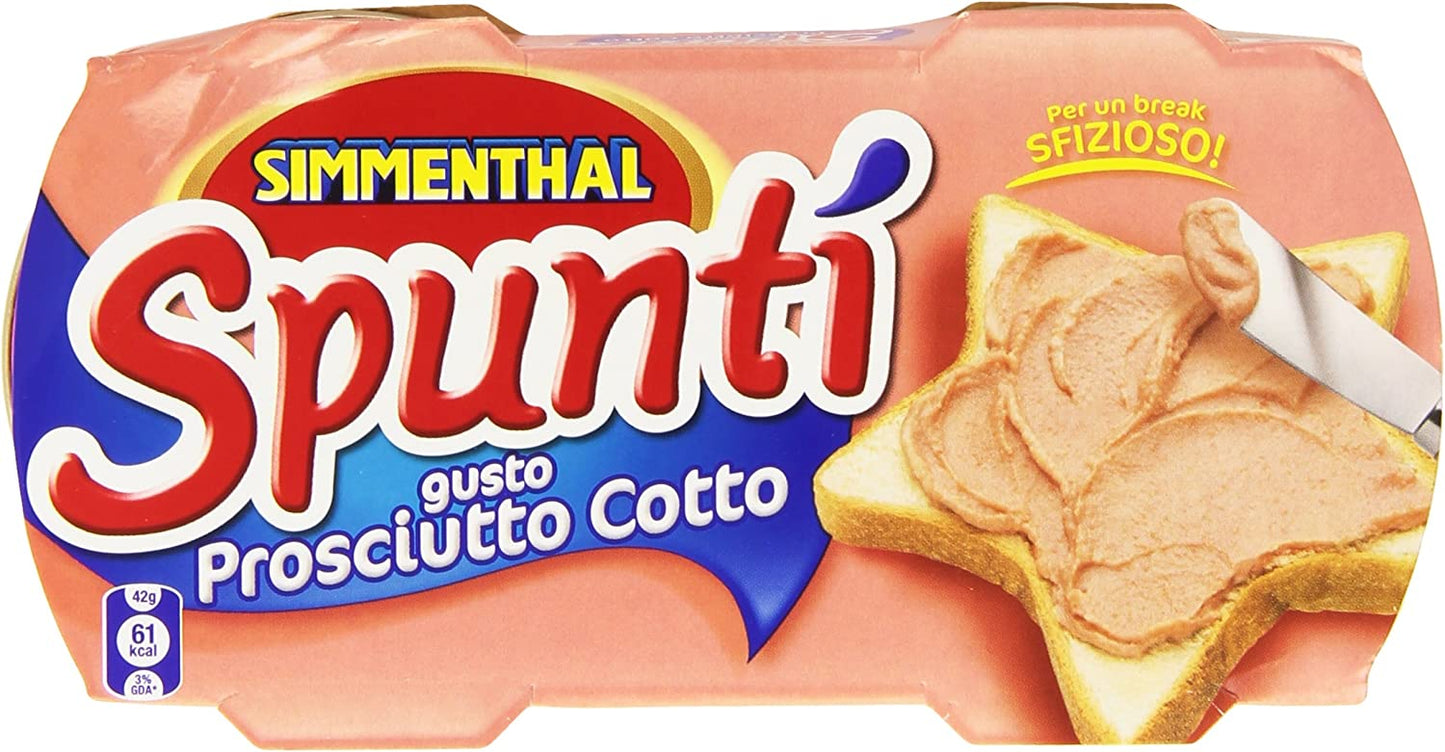 Simmenthal - Spunti', Gusto Prosciutto Cotto - 2 confezioni da 2 pezzi da 84 g [4 pezzi, 336 g]