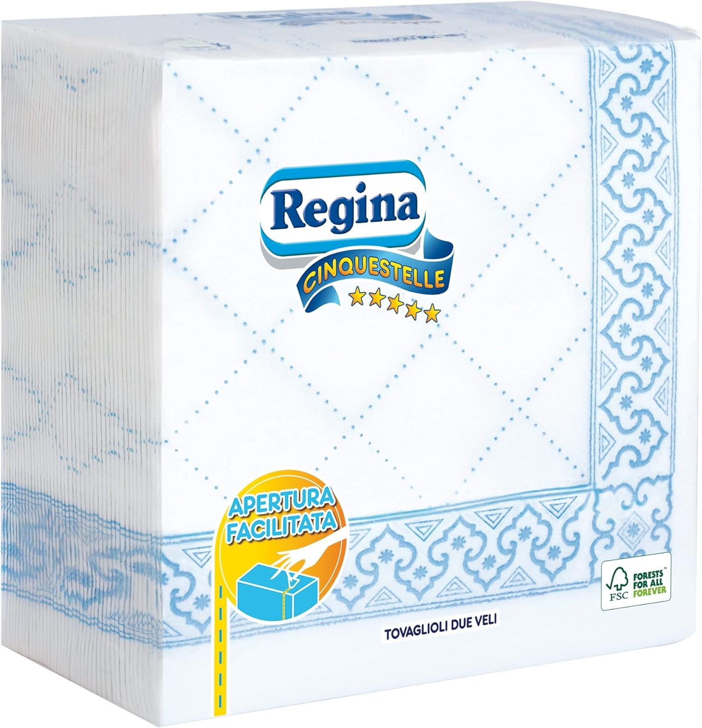 REGINA TOVAGLIOLI CINQUESTELLE 38X38 2 VELI 46 PEZZI