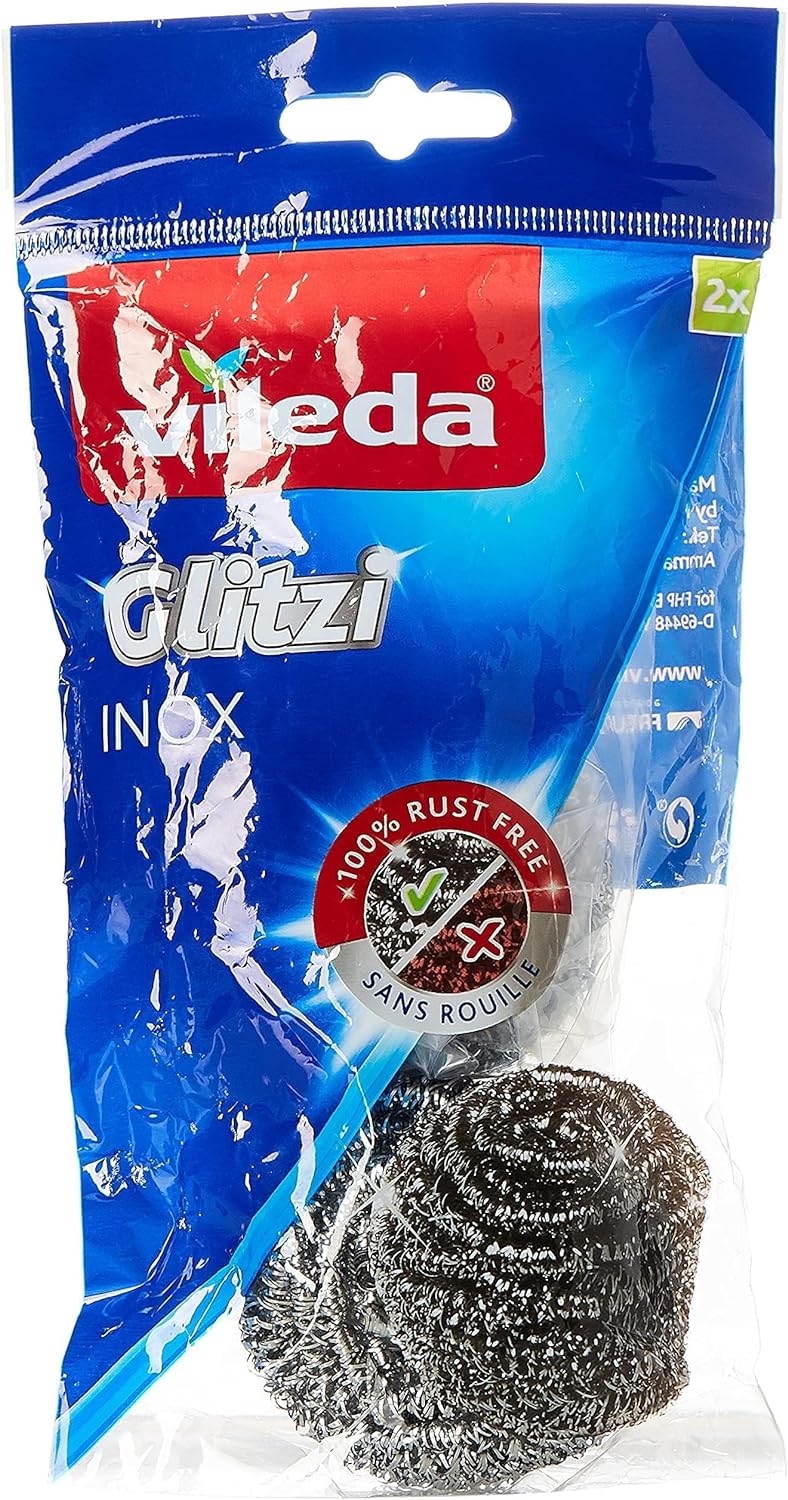 Vileda – 105176,3 Inox 2 Pezzi più 1