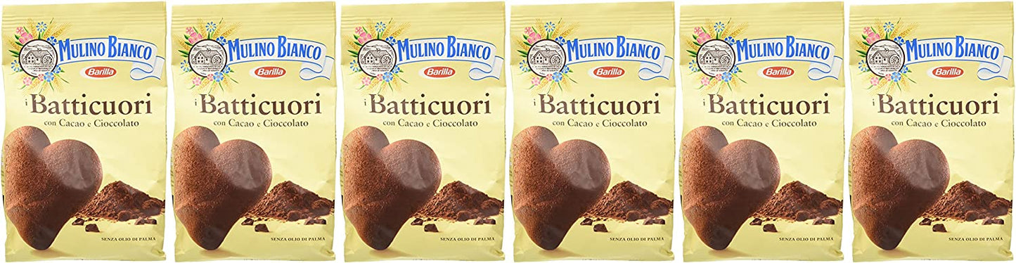 Mulino Bianco - Biscotti Batticuori - 6 confezioni da 350 g [2100 g]