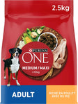 Purina One Cane Crocchette Pollo con Riso, 2.5kg