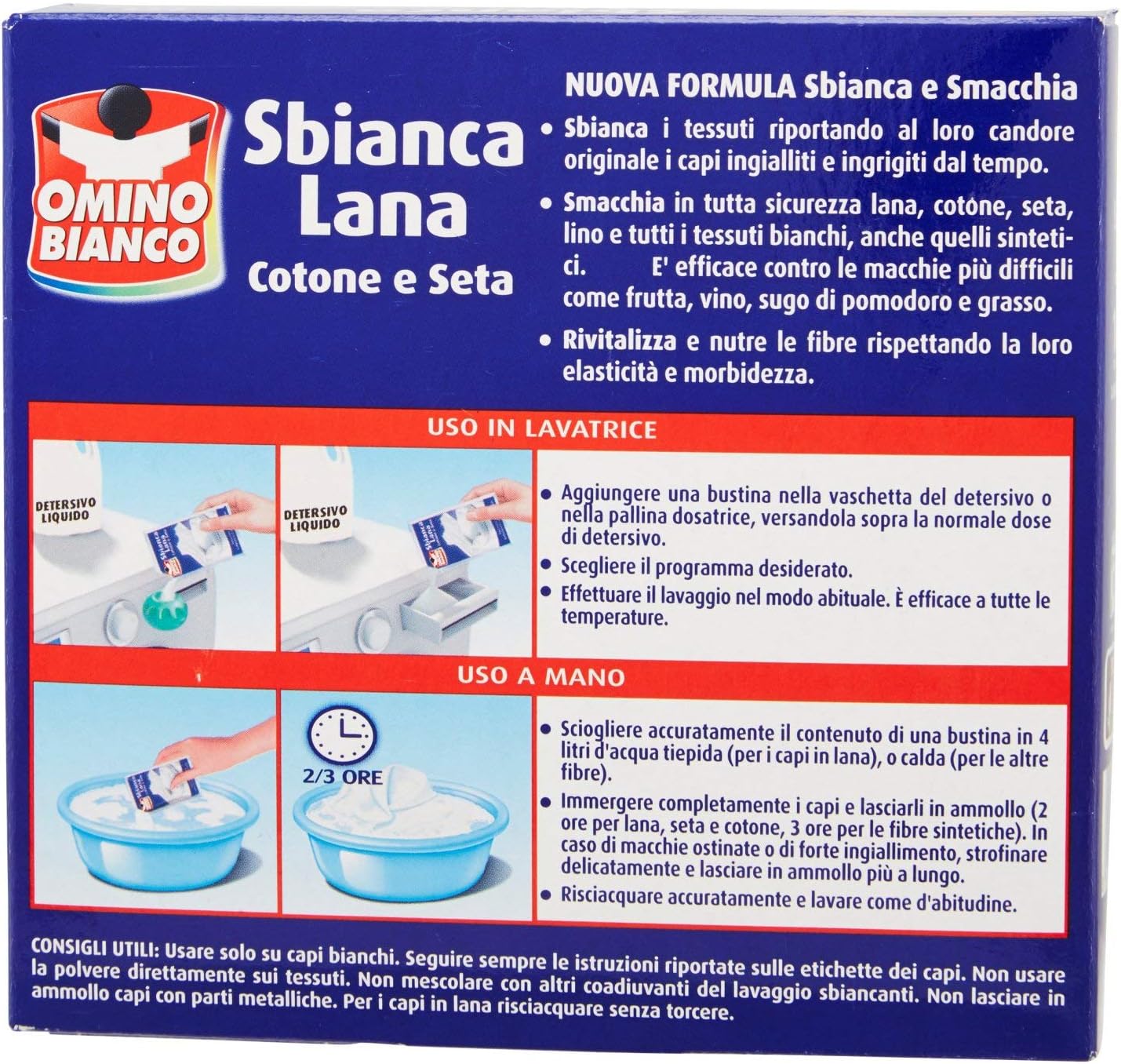 Omino Bianco Sbiancalana - 10 Buste
