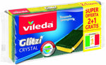 Vileda Glitzi Crystal Spugna da Cucina - Confezione da 3 Pezzi