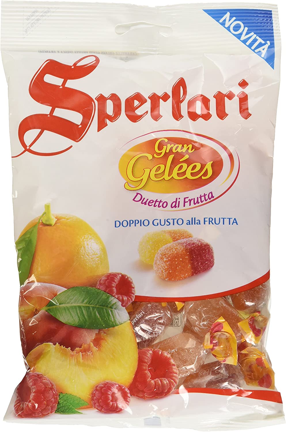 Sperlari Caramele Gran Gelees Duetto di Frutta, 175 Grammi