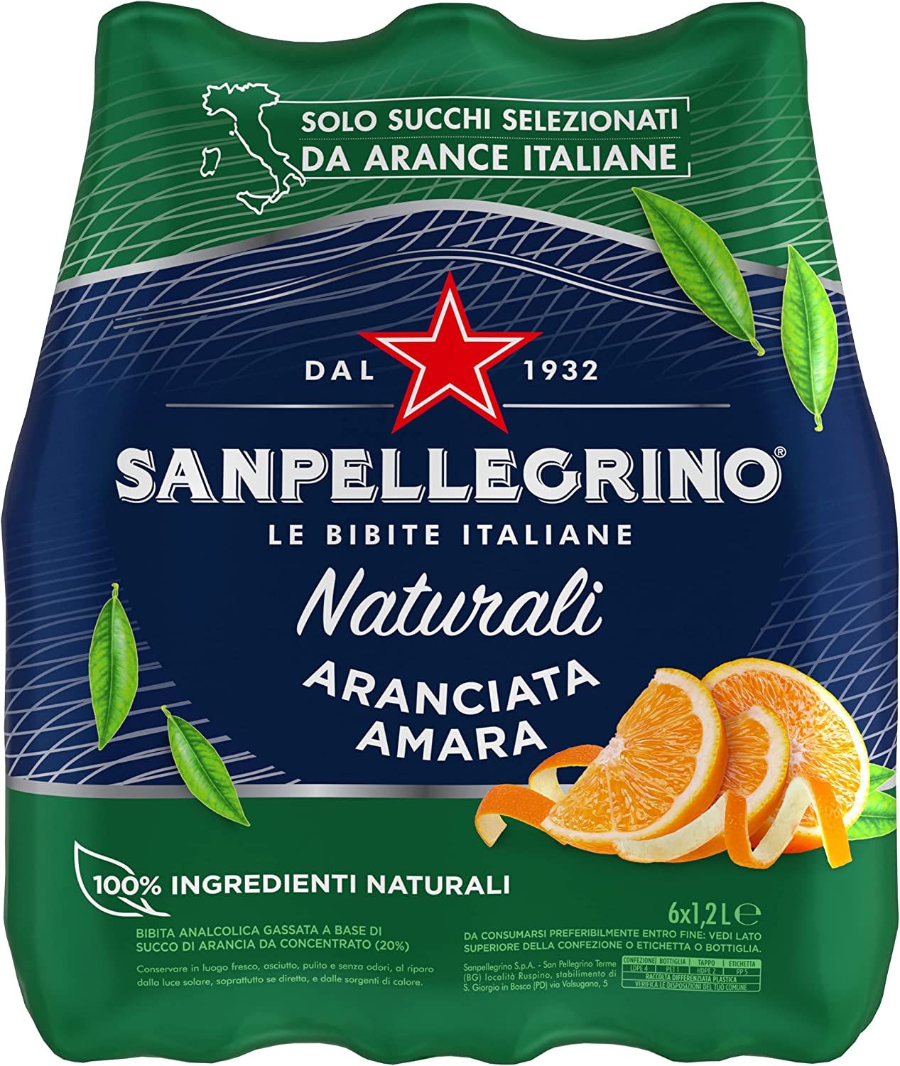 Bibite Sanpellegrino L'Aranciata amara 120cl