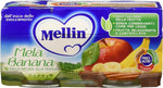 Mellin Omogeneiz.Mela/Banana - 12 confezioni da 2 pezzi da 100 g [24 pezzi, 2400 g]