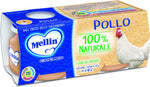 Pollo naturale omogeneizzato al 100% Mellin - 24 vasetti da 80 g (confezione da 24)
