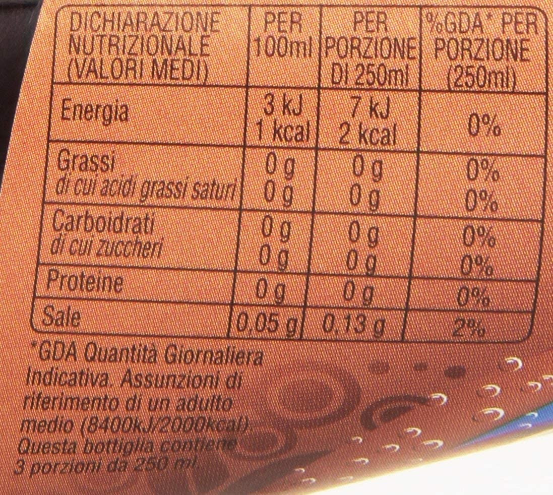 6X San Benedetto Chinotto Zero PET Senza Zucchero 0,75 L Limonata Amara Arancia Senza Zucchero