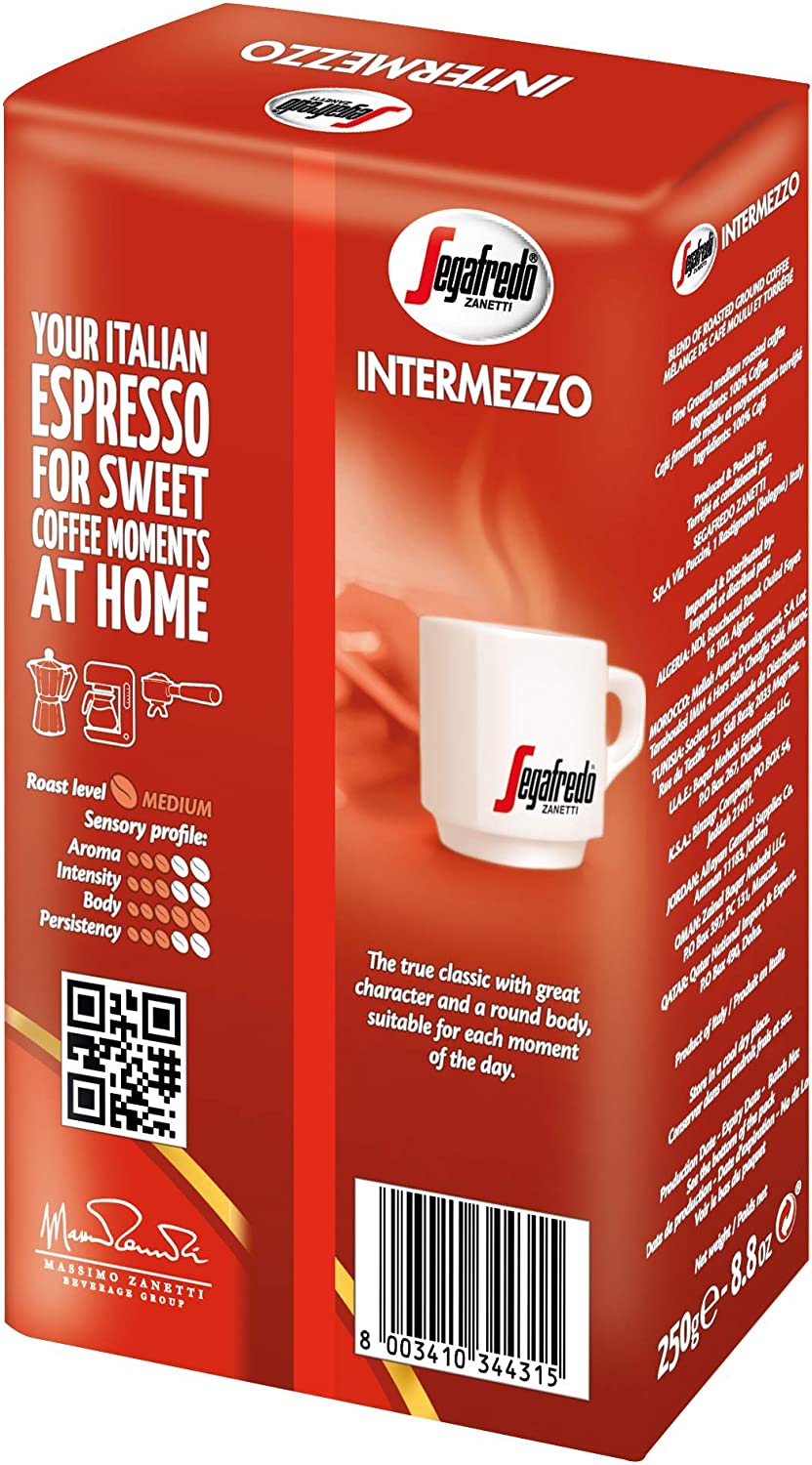 Segafredo Zanetti Intermezzo Caffe, 250 gr