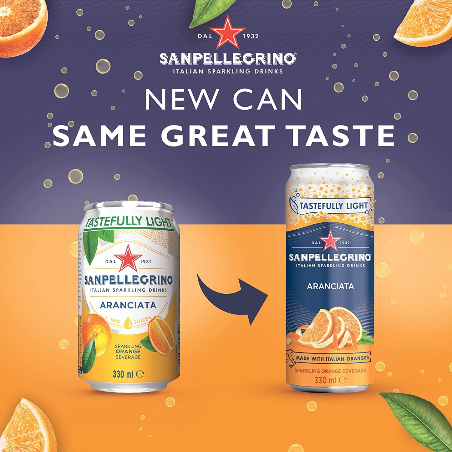 San Pellegrino Arancione 12x330ml