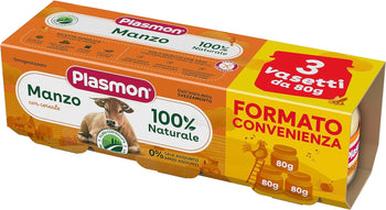 Plasmon Omogeneizzato Manzo 3x80g
