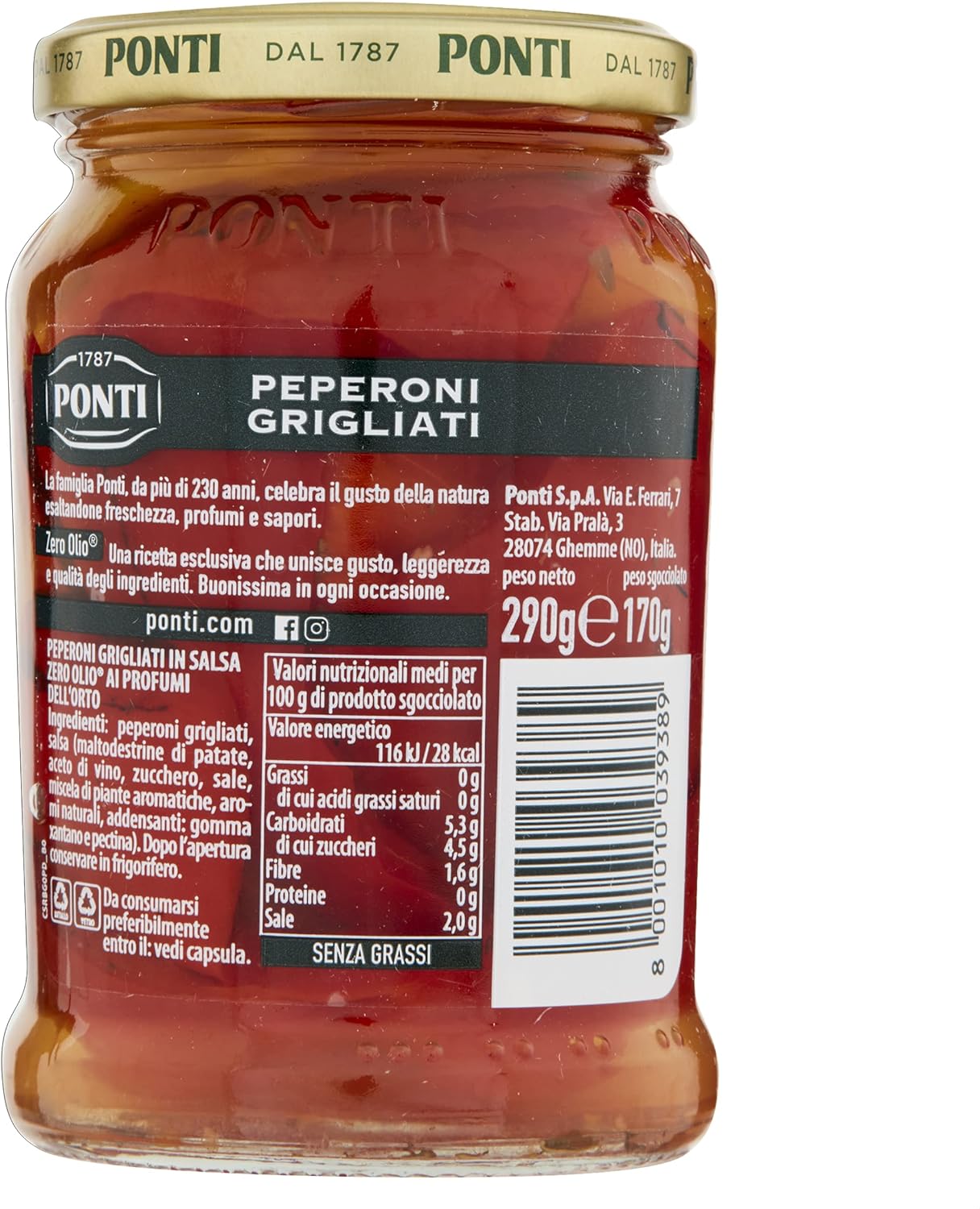 Ponti, Pomodori Secchi Zero Olio, Pomodorini Secchi Privi di Olio e Senza Grassi, Ideali come Aperitivo o Antipasto, Ottimi anche come Contorno, 100% Made in Italy, 300 g