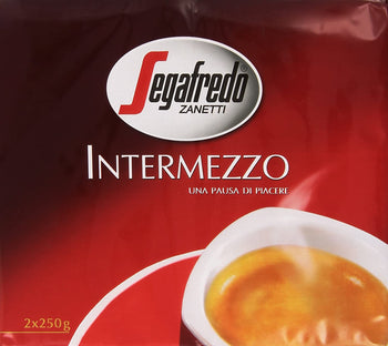 Segafredo Intermezzo Miscela di Caffè Tostato e Macinato - 2 x 250 gr