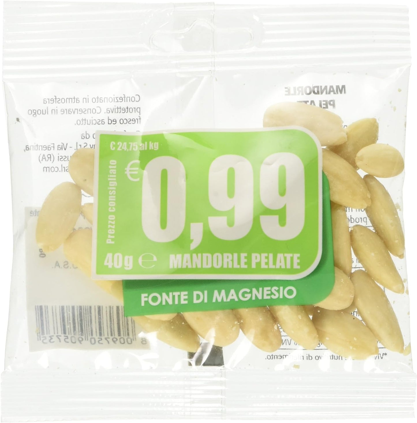 EuroCompany Mandorle Pelate - 40 gr