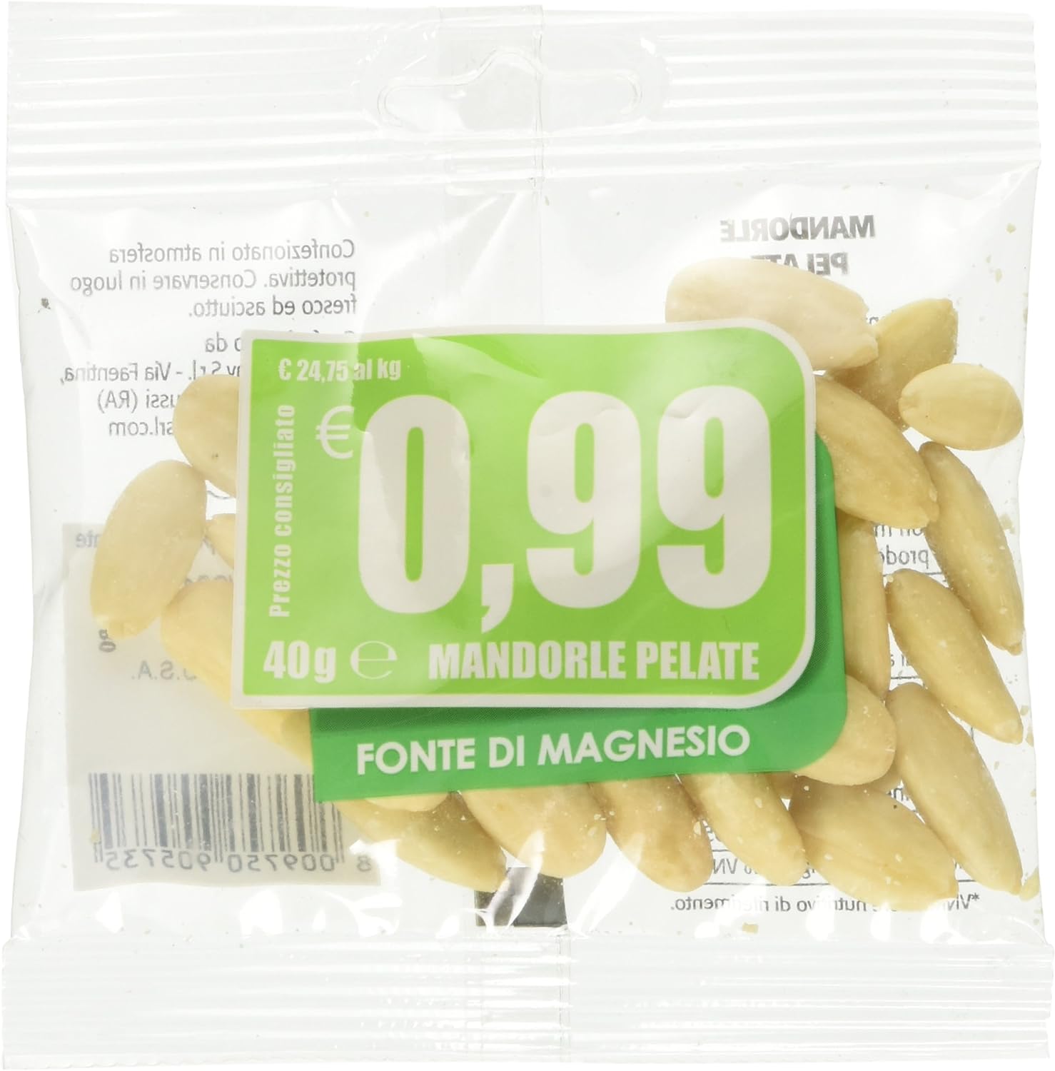 EuroCompany Mandorle Pelate - 40 gr